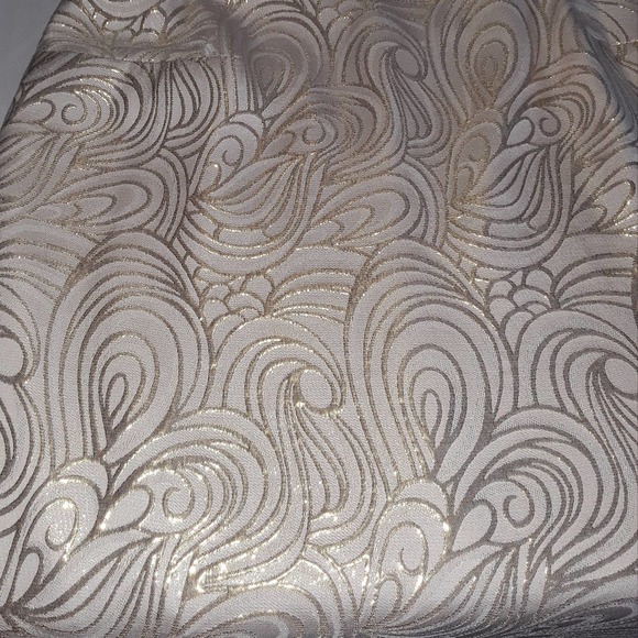 NWT Lilly Pulitzer Sz XS DIEDRA Gold Metallic TIDAL WAVE Jacquard Dress - Picture 6 of 11